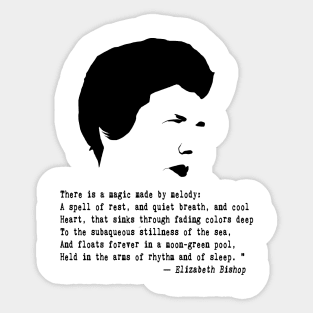 Elizabeth Bishop Sticker